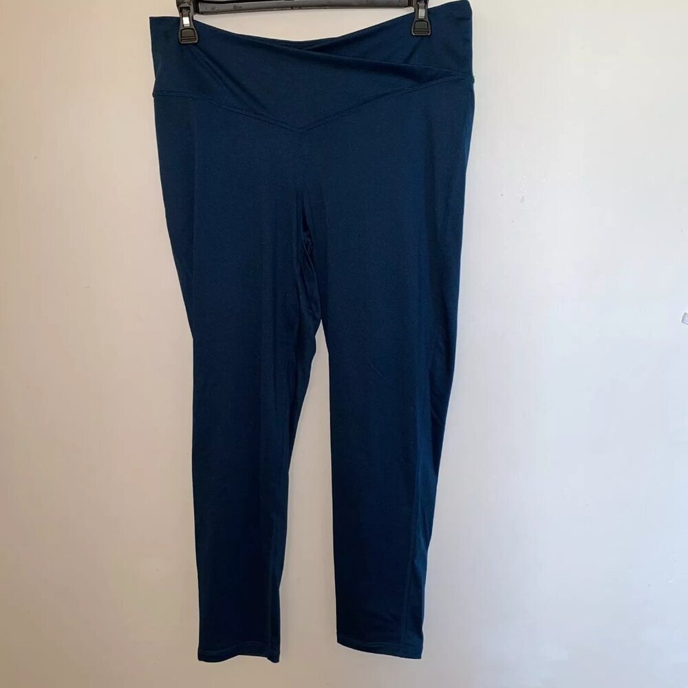 Lovely Fit Yoga Navy Blue Leggings Petite